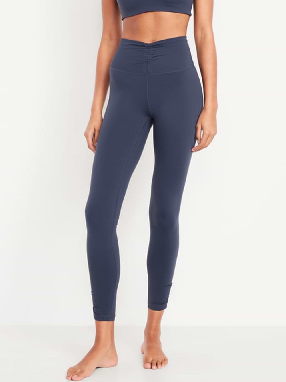 Ruched leggings